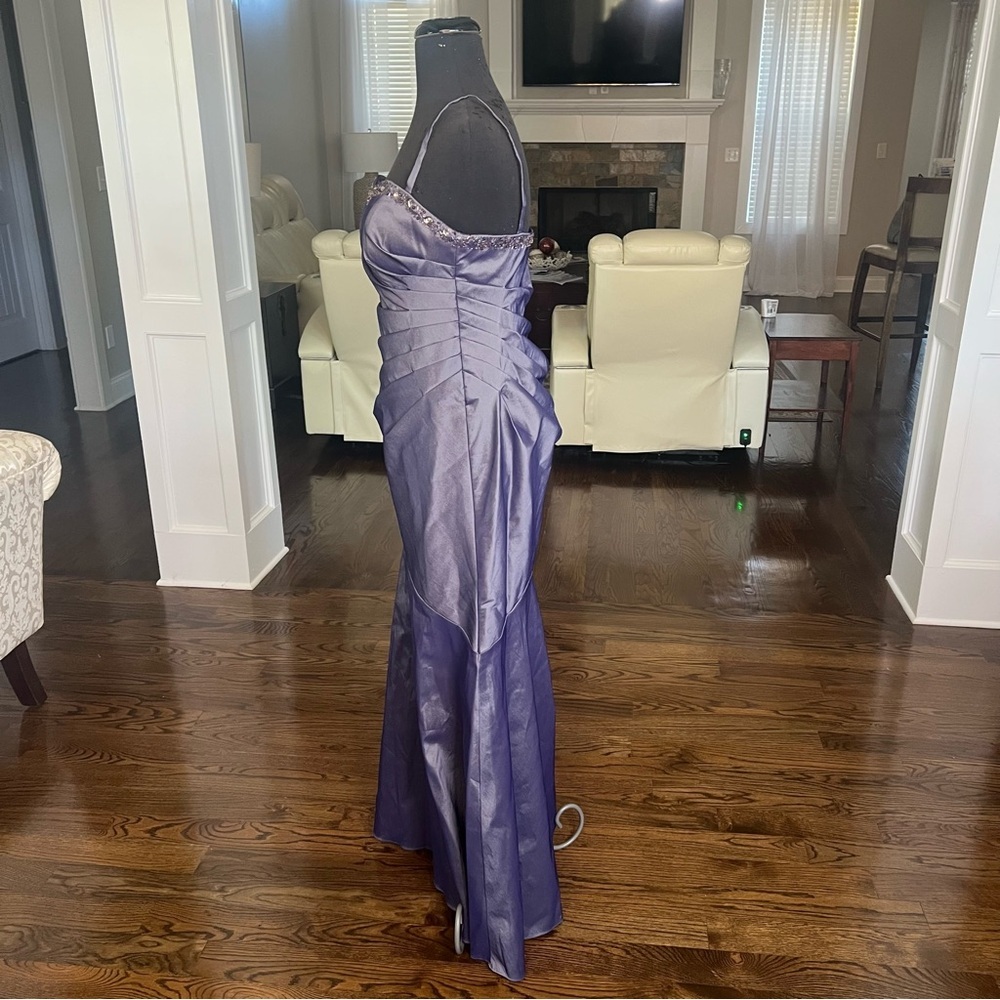 Ignite Evenings by Carol Lin Purple Formal Dress Size 10 - Picture 9 of 15